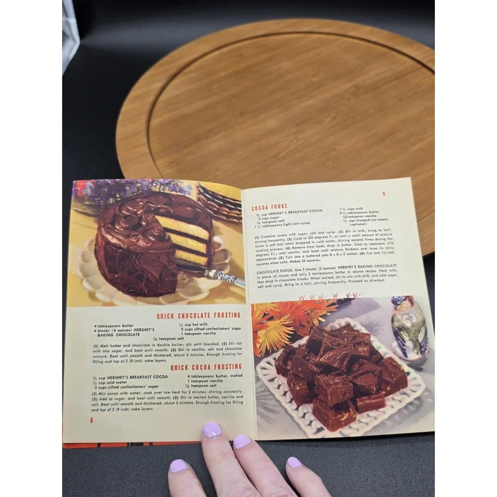 Vintage Hershey's Recipes Cookbook 1940s‎
